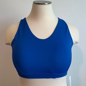 NWT Isabella activewear Royal blue sports bra. Size 1x.